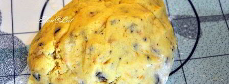 печенье без яиц с шоколадом, ирисками и апельсиновой цедрой. Шаг 4