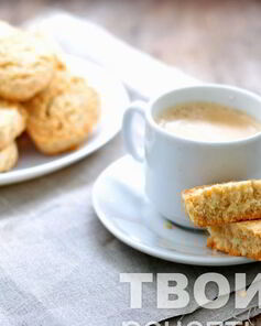 Песочное печенье с кокосовой стружкой