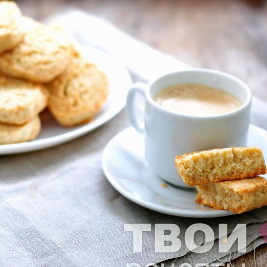 Рецепт песочного печенья с кокосовой стружкой