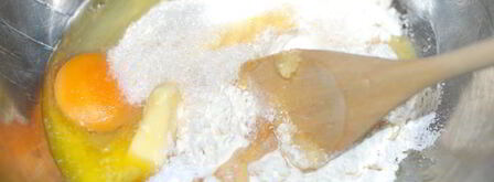 песочное печенье с шоколадной глазурью. Шаг 3