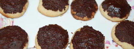 песочное печенье с шоколадной глазурью. Шаг 9