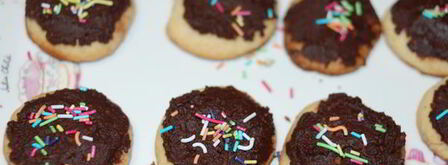 песочное печенье с шоколадной глазурью. Шаг 10