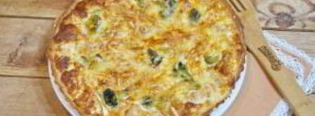 киш с лососем и брокколи. Шаг 9