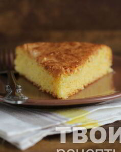 Кукурузно-апельсиновый пирог