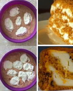 Морковно-творожный пирог