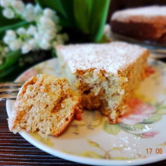 Рецепт нежного орехового пирога с лаймом и кокосом