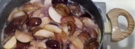 открытый сливовый пирог. Шаг 4