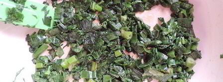 открытый творожный пирог с зеленью весенний. Шаг 5