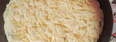 открытый творожный пирог с зеленью весенний. Шаг 10