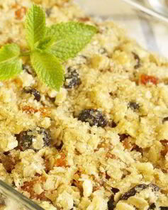 Овсяный пирог с фундуком