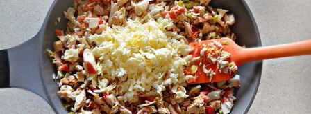 пирог из крабового мяса веселый крабик. Шаг 6