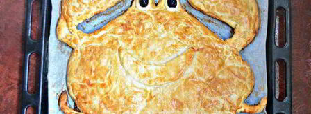 пирог из крабового мяса веселый крабик. Шаг 10