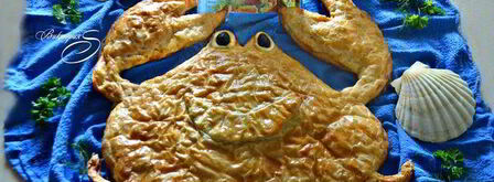 пирог из крабового мяса веселый крабик. Шаг 11