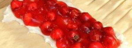 пирог с вишней из дрожжевого теста. Шаг 8