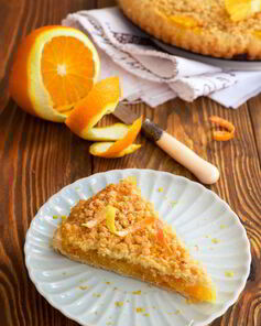 Постный апельсиновый пирог