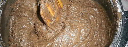 шоколадный пирог с творогом мраморный. Шаг 5