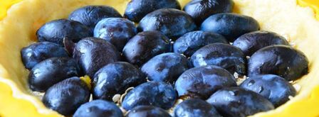 сливовый пирог с безе. Шаг 4