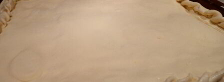 слоеный пирог с творогом и бананом. Шаг 8