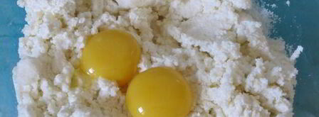 творожный пирог капельки янтаря. Шаг 7