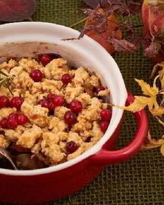 Яблочно-клюквенный пирог