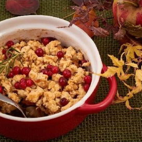 Рецепт яблочно-клюквенного пирог