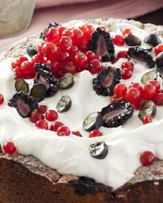 Ягодный пирог с хересом