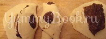 открытые пирожки с сухофруктами. Шаг 3