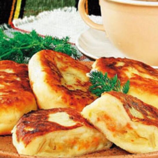 Рецепт пирожков картофельных с капустой