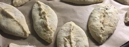 пирожки на простокваше с лесными ягодами. Шаг 6