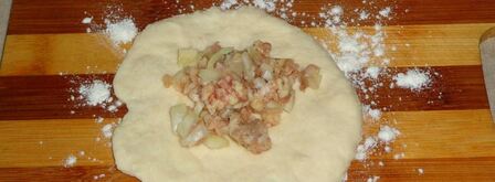 пирожки на сковороде на воде. Шаг 10