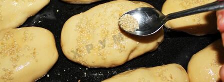 пирожки на сухом молоке дрожжевые в духовке. Шаг 25