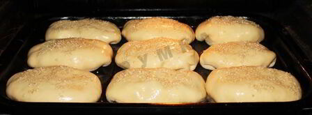 пирожки на сухом молоке дрожжевые в духовке. Шаг 26