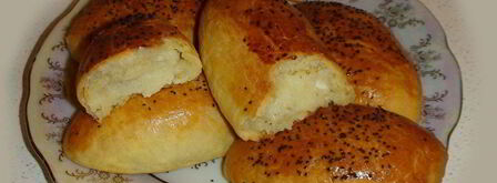 пирожки пышные с картофельной и капустной начинкой. Шаг 4