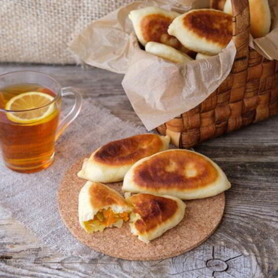 Рецепт пирожков с капустой рассольные