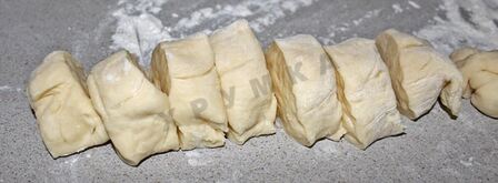 пирожки с мясом жареные посикунчики. Шаг 6