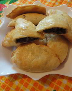 Пирожки с начинкой из куриных сердечек