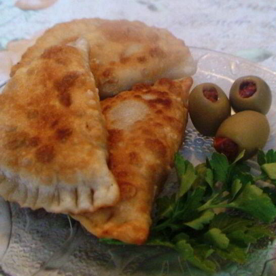 Рецепт постных жареных пирожков с тыквой и каперсами