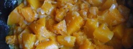 постные жареные пирожки с тыквой и каперсами. Шаг 4