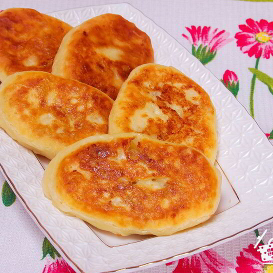 Рецепт яблочных пирожков на творожном тесте