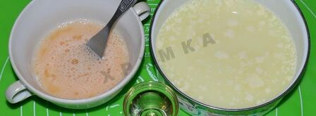 жареные пирожки с луком и яйцом на кефире. Шаг 5