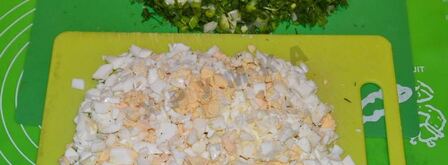 жареные пирожки с луком и яйцом на кефире. Шаг 10