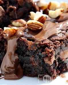 Брауни с орехами