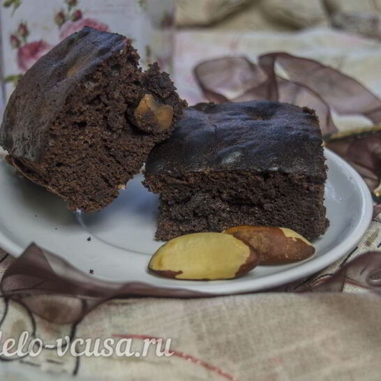 Рецепт кофейного брауни с орехами