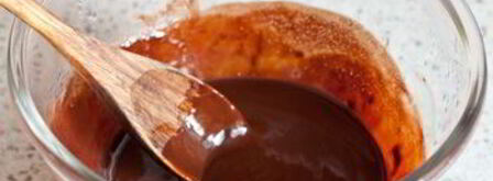 мраморные брауни с сырно-черничной прослойкой. Шаг 3