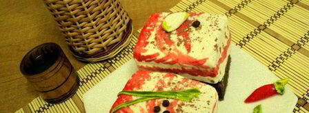 пирожное бутерброд с салом. Шаг 12