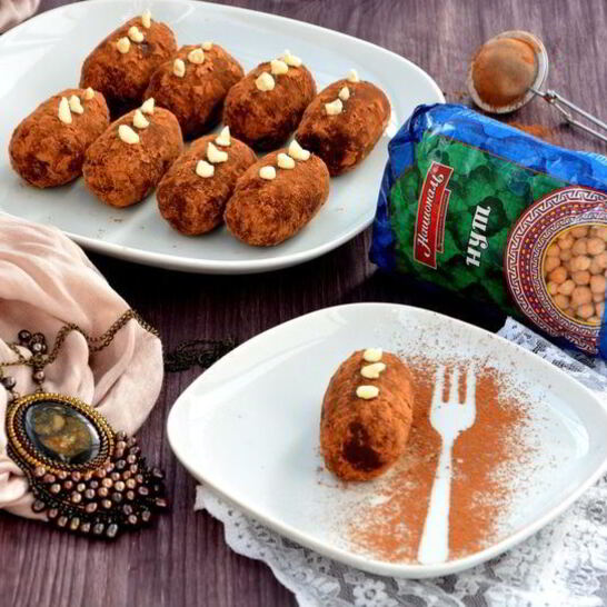 Рецепт пирожного картошка из нута