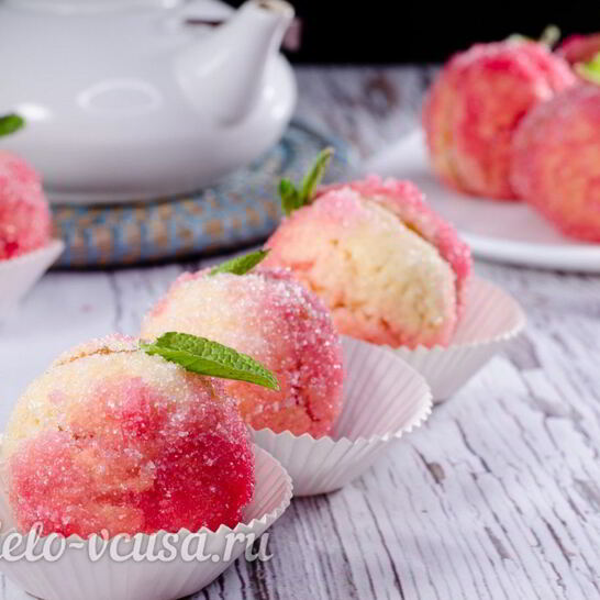 Рецепт пирожных персиков