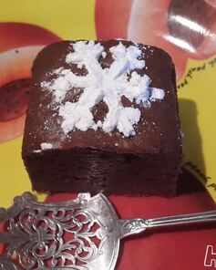 Шоколадно-арахисовые брауни