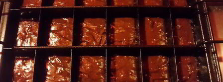 шоколадно-арахисовые брауни. Шаг 6