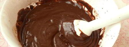 шоколадные пирожные с заливкой. Шаг 3